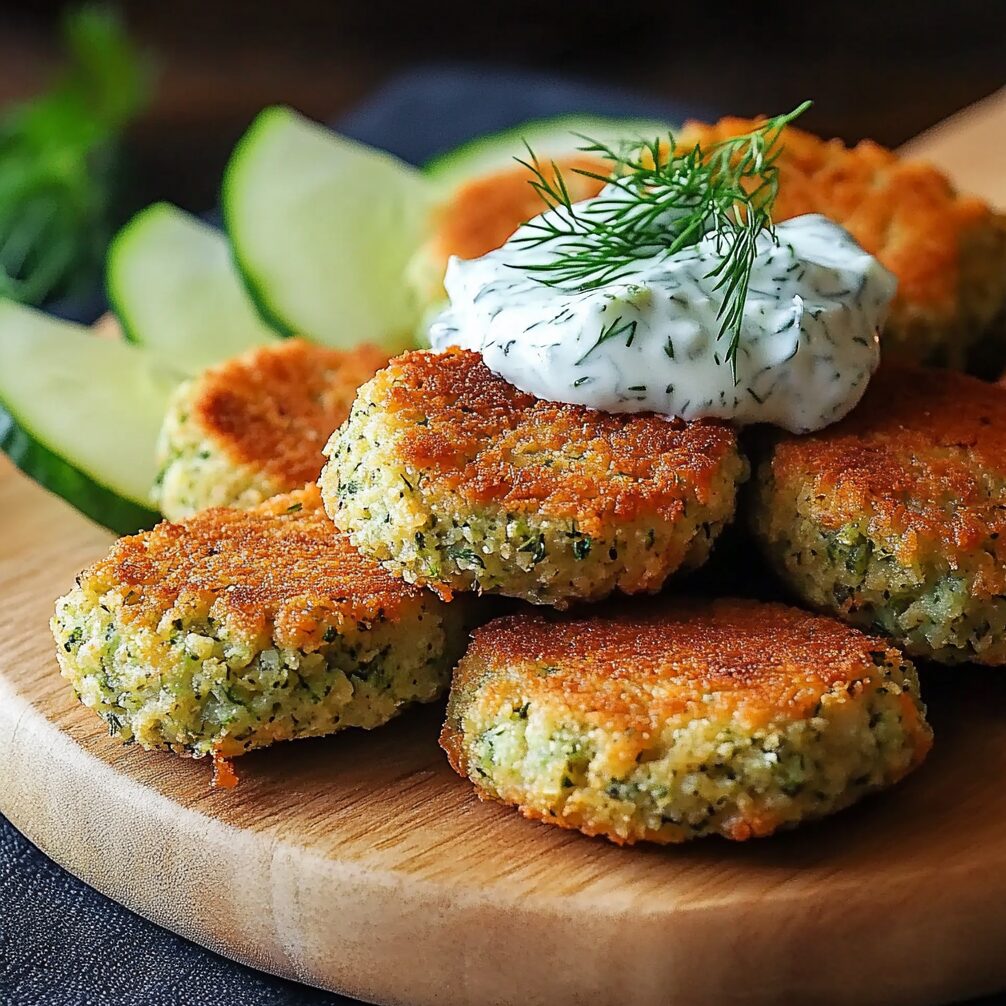 Falafel with Creamy Yogurt Dill Sauce