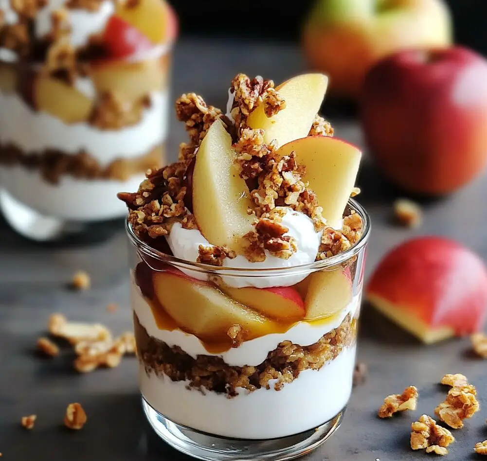 Vegan Apple Yogurt Parfait