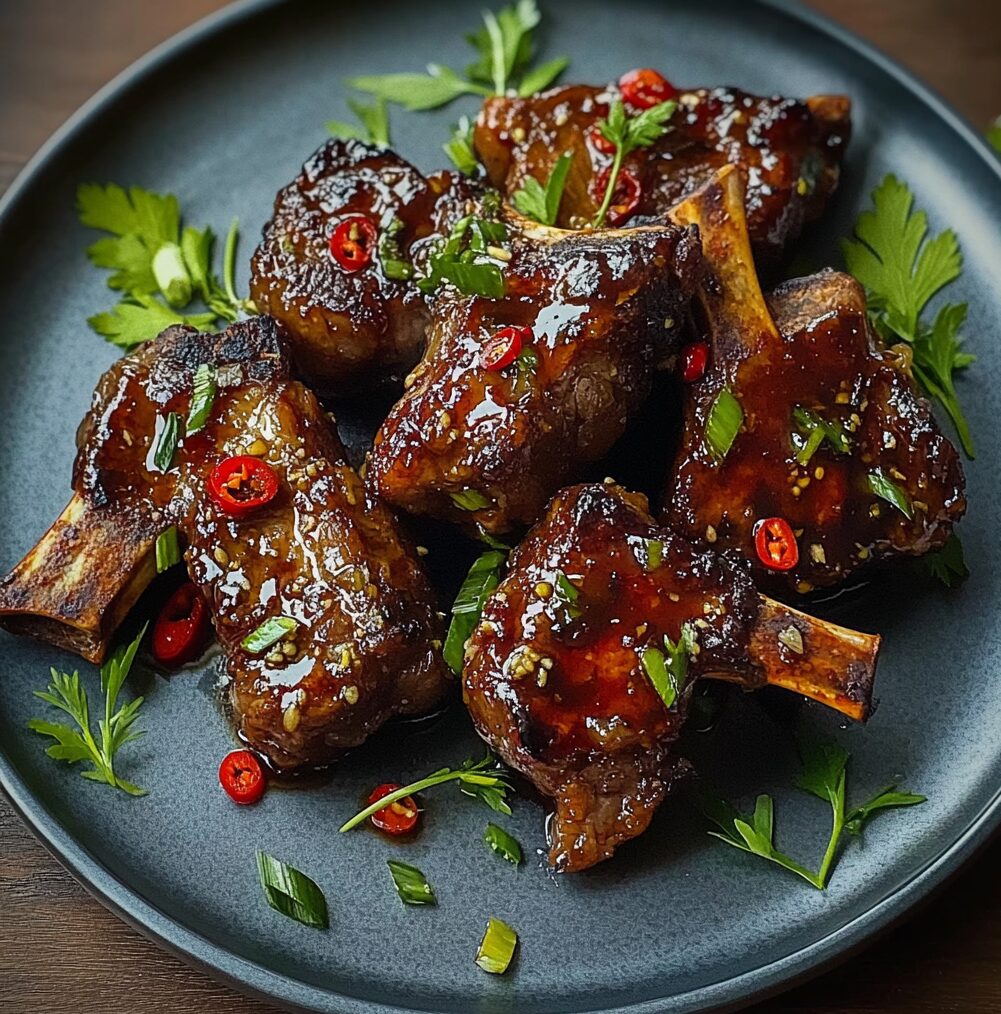 Sweet and Sour Tamarind Glazed Lamb Chops