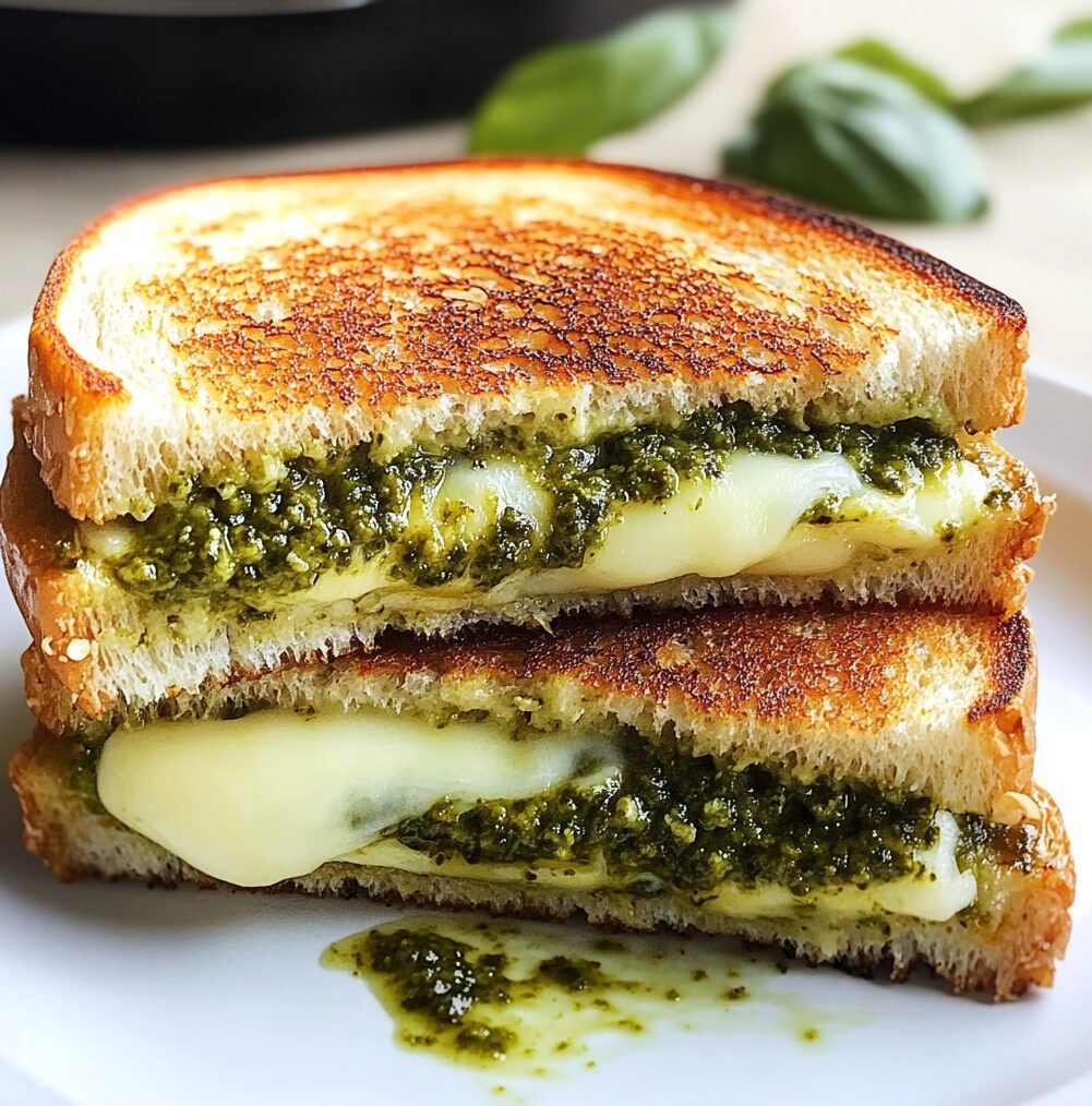Pesto Grilled Cheese Sandwich