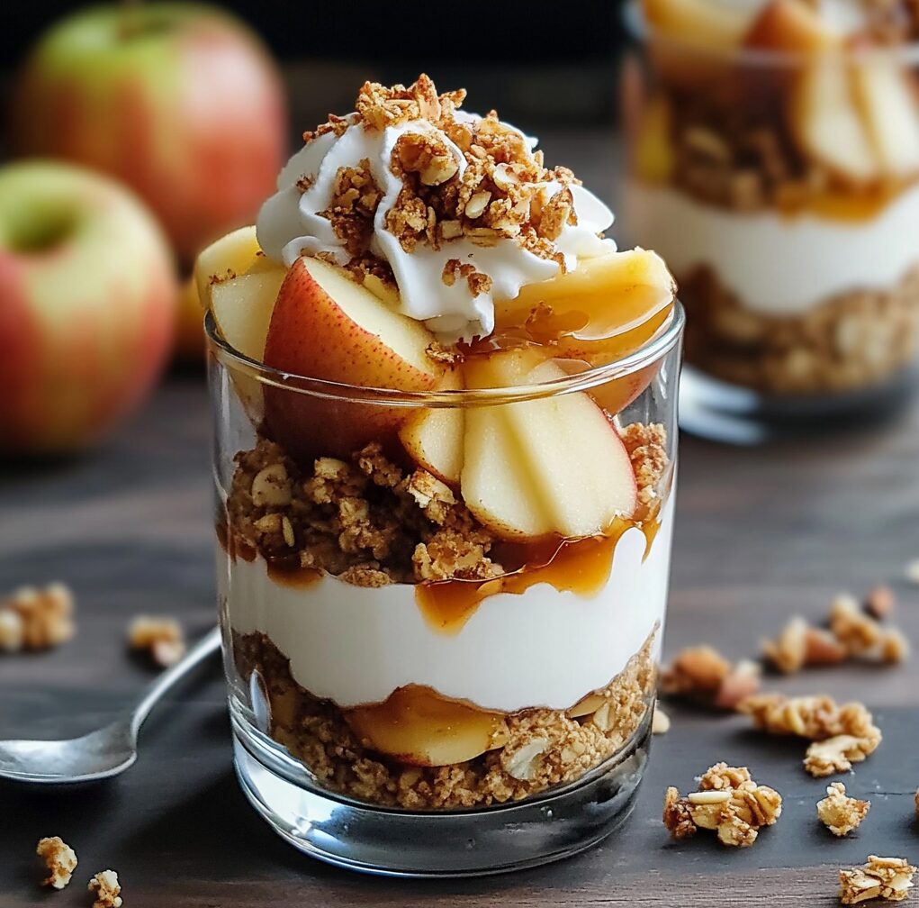 Vegan Apple Yogurt Parfait