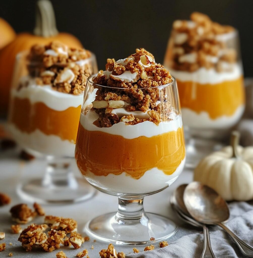 Pumpkin Crumble Yogurt Parfait