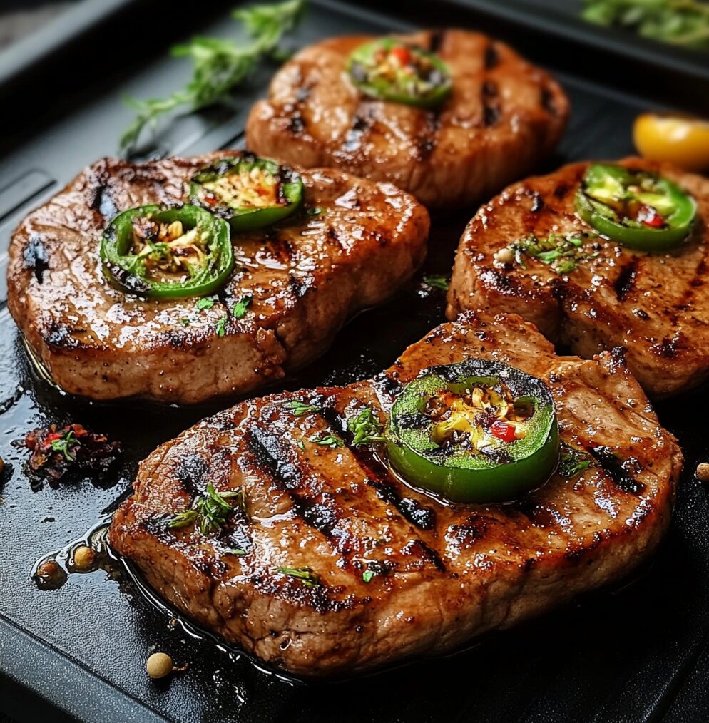 Grilled Pork Steaks