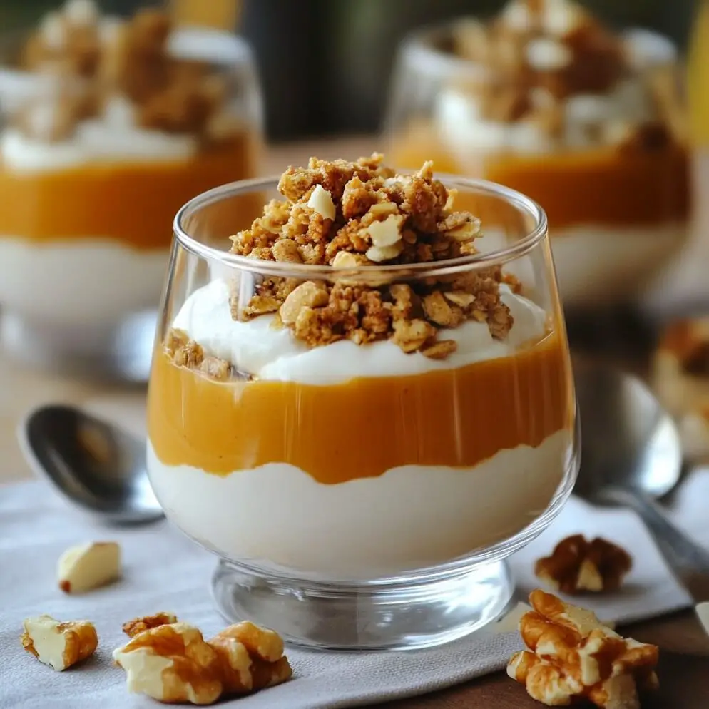 Pumpkin Crumble Yogurt Parfait
