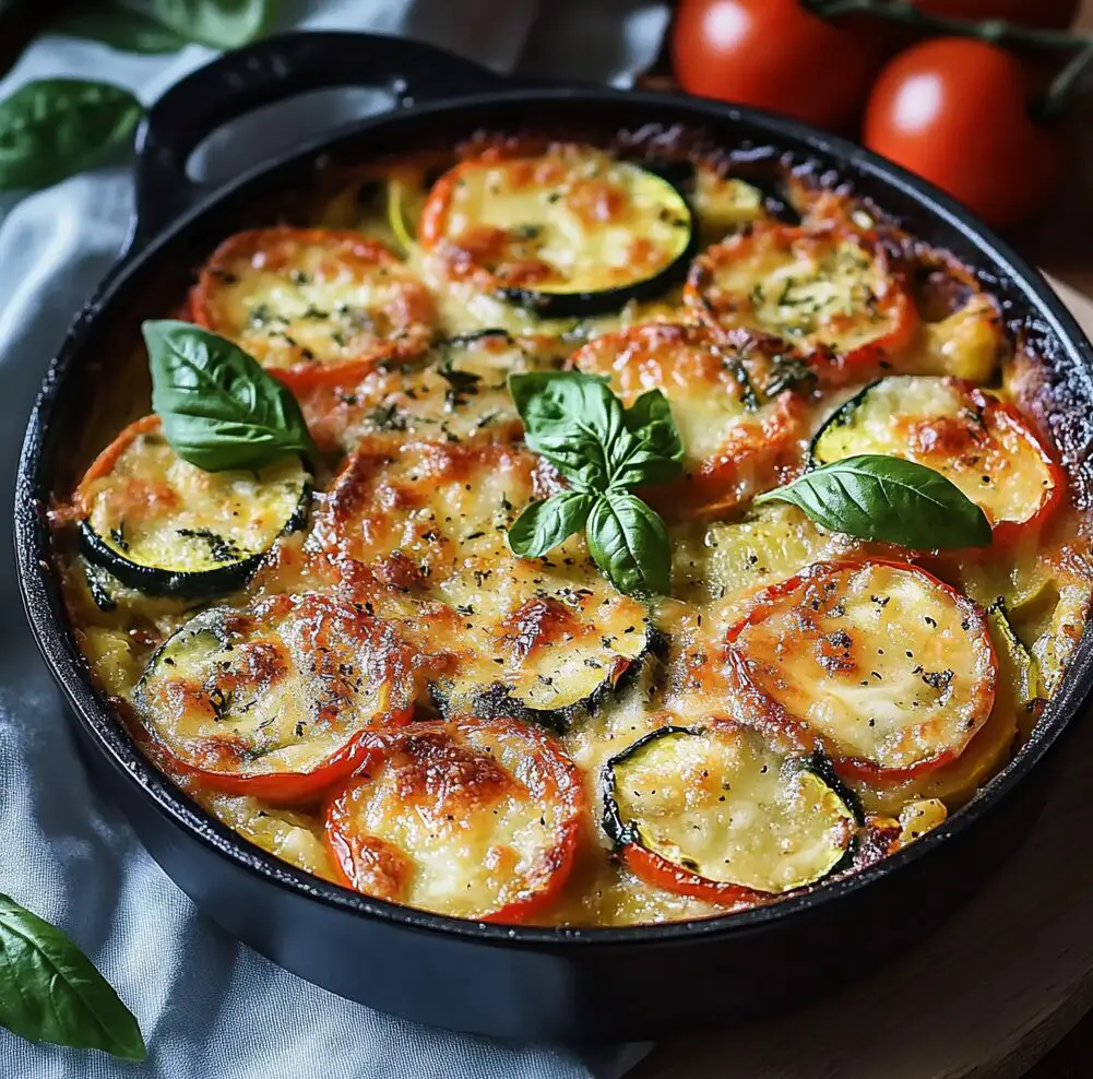 Zucchini and Tomato Gratin