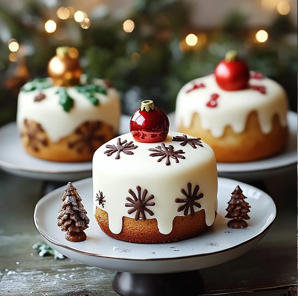 Mini Christmas Cakes