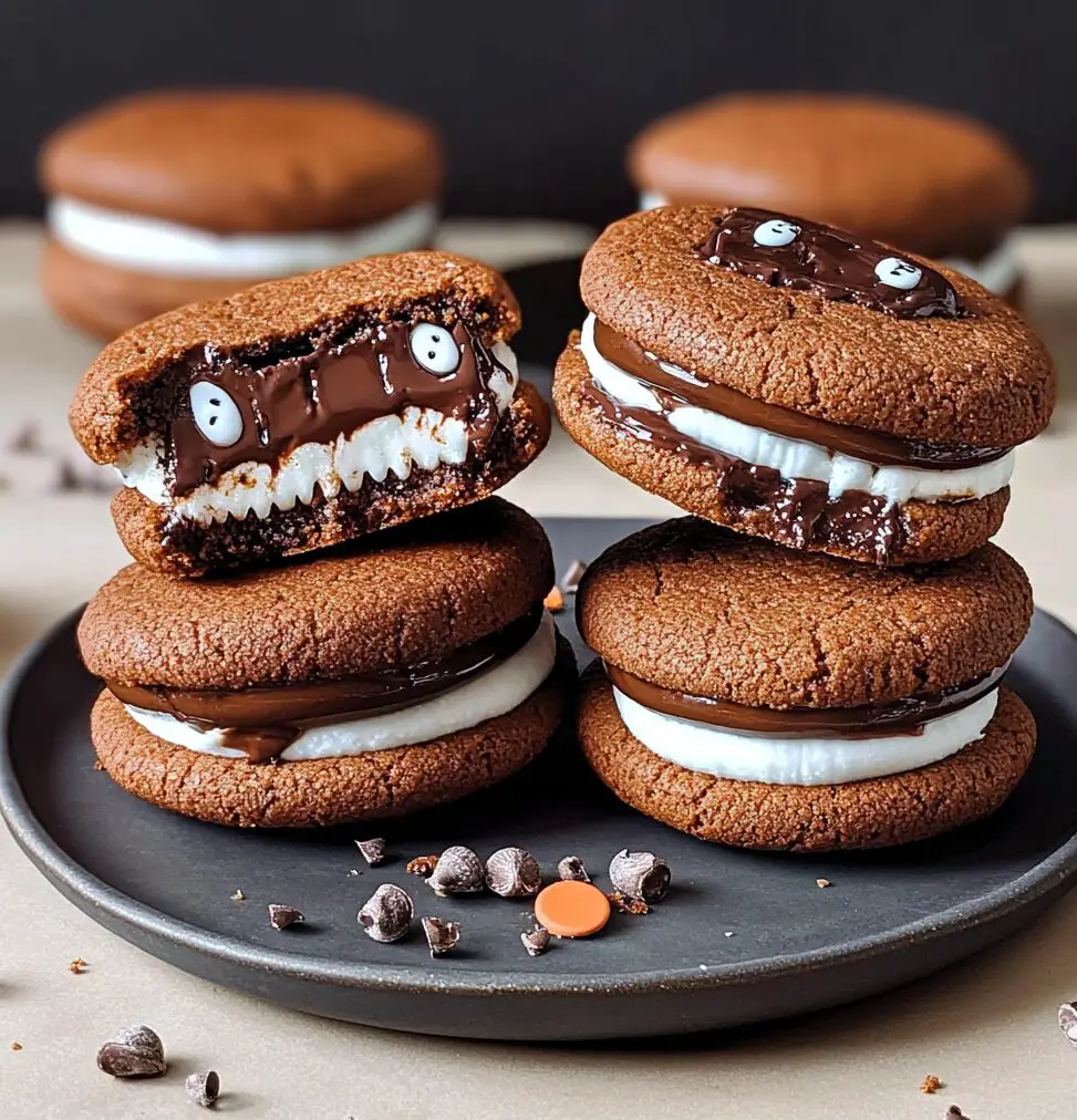 Chocolate I-Scream Cookie Sandwiches