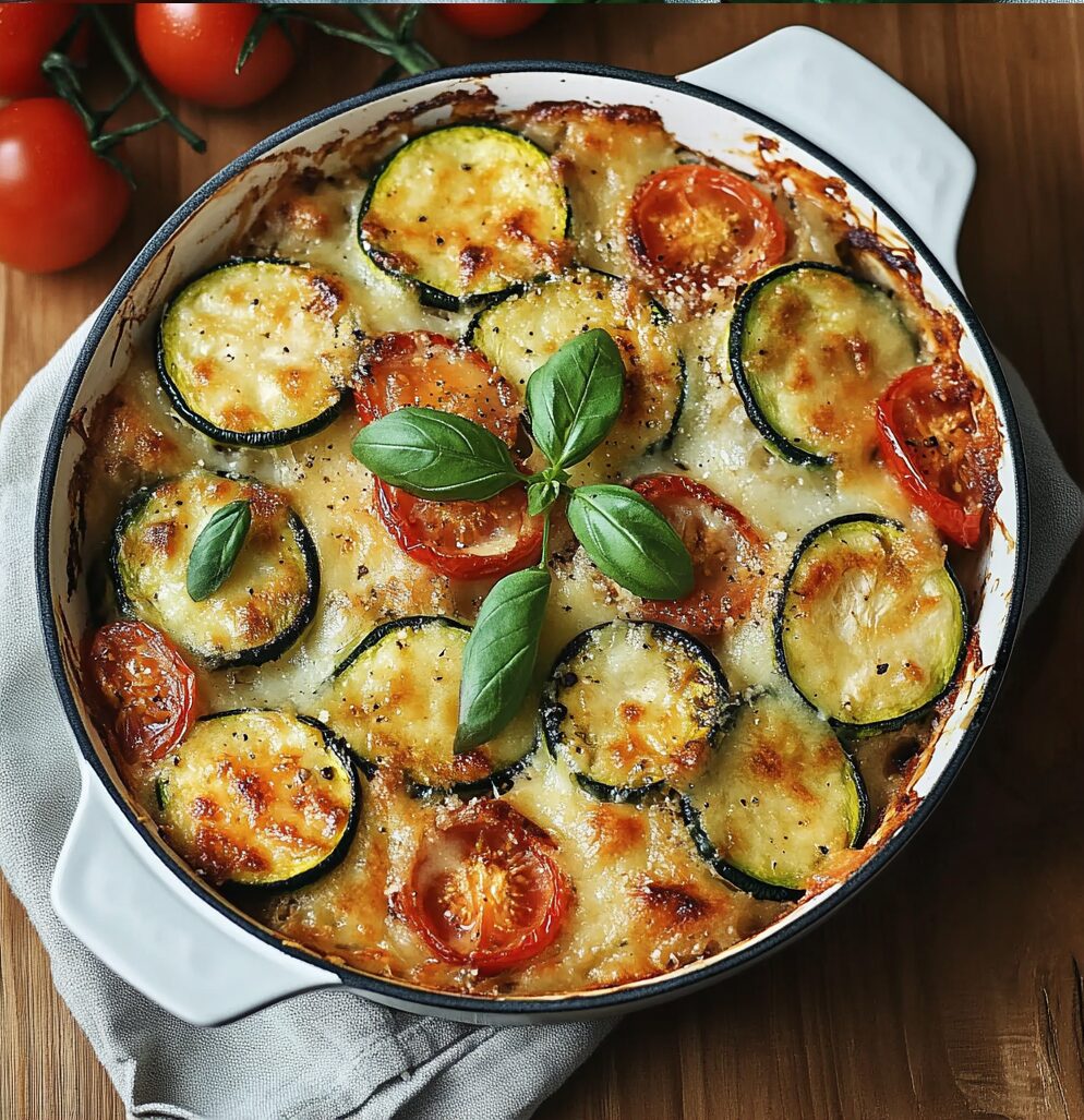 Zucchini and Tomato Gratin