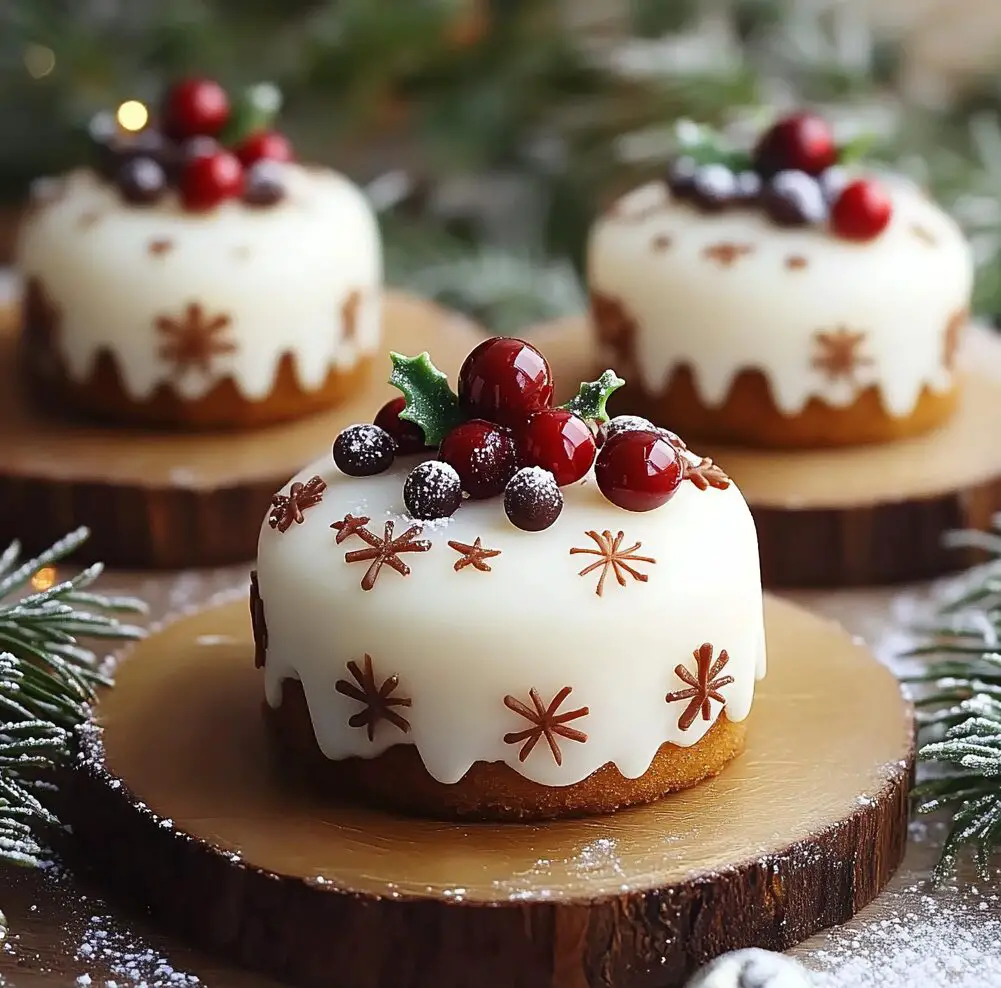 Mini Christmas Cakes
