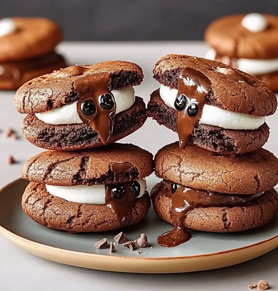 Chocolate I-Scream Cookie Sandwiches
