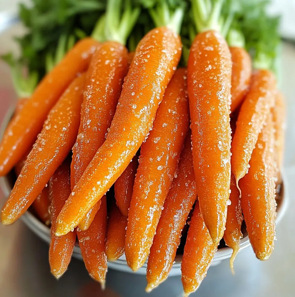 Maple Brown Sugar Glazed Carrots