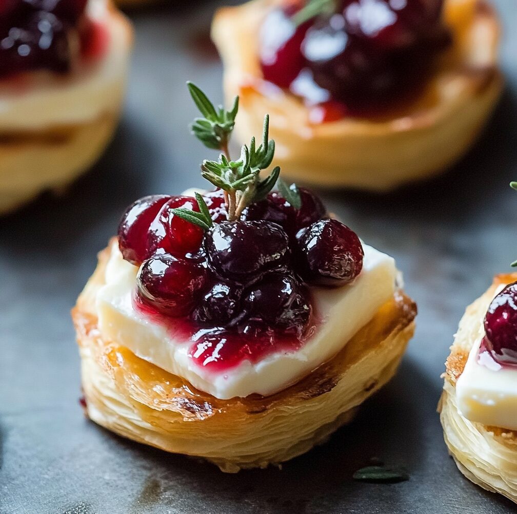Cranberry Brie Bites