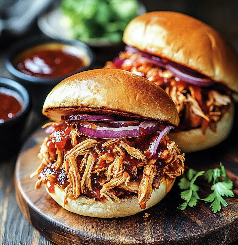 Slow Cooker Pulled BBQ Chicken