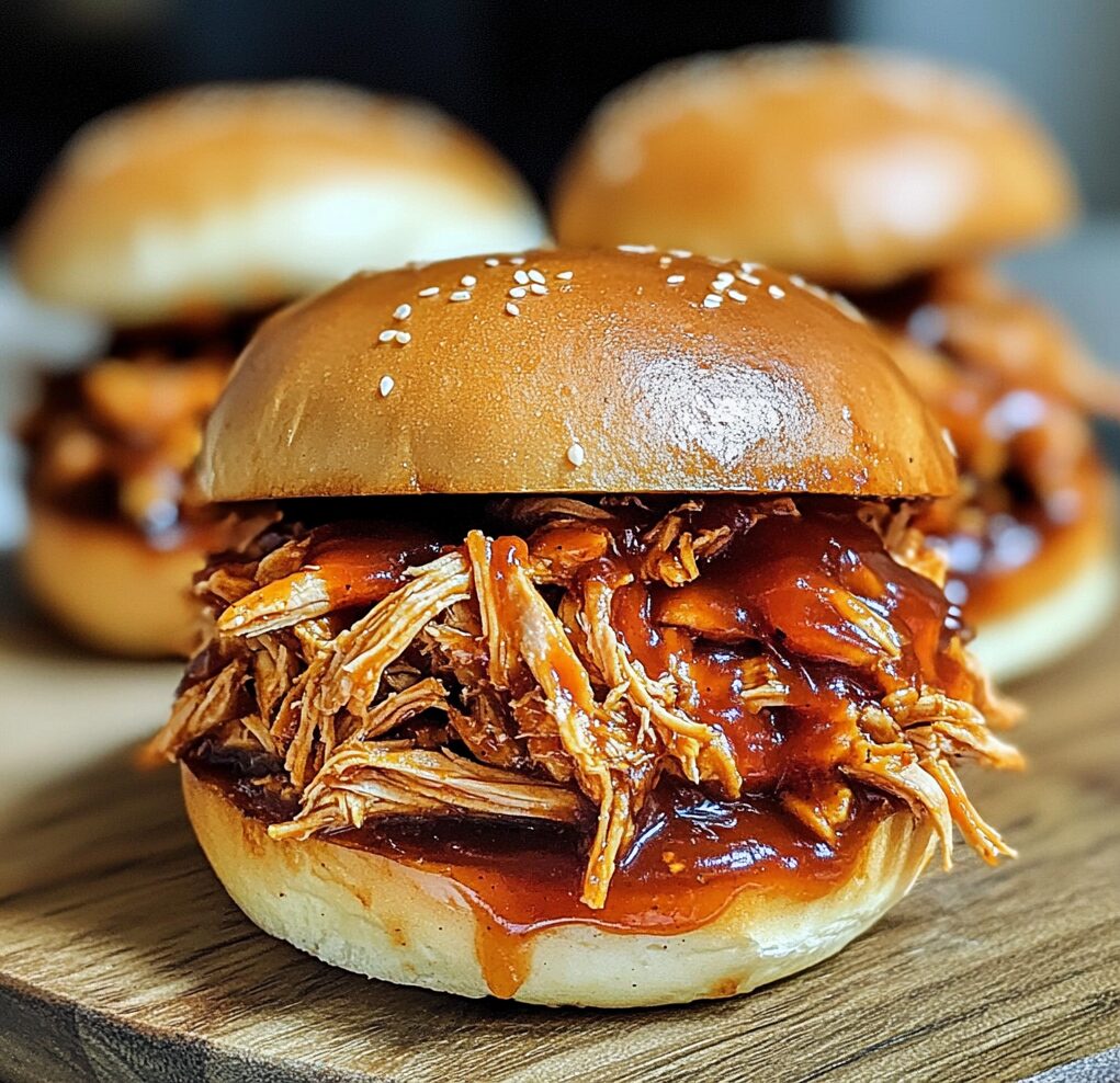 Slow Cooker Pulled BBQ Chicken