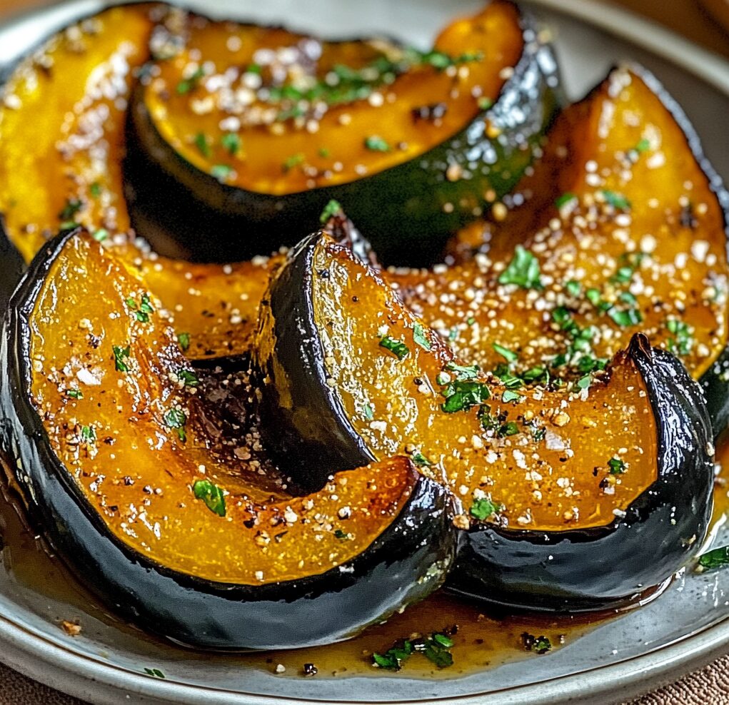 Honey Glazed Roasted Acorn Squash