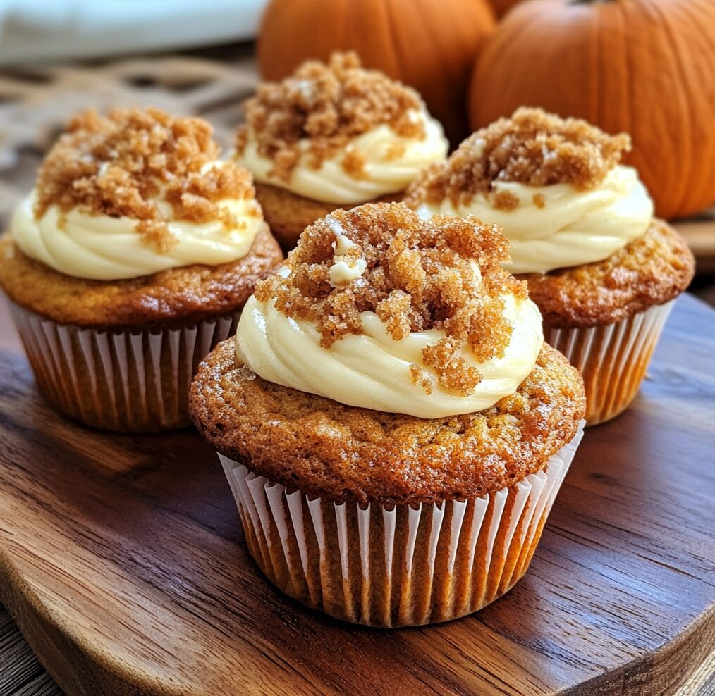 Pumpkin Cream Cheese Muffins
