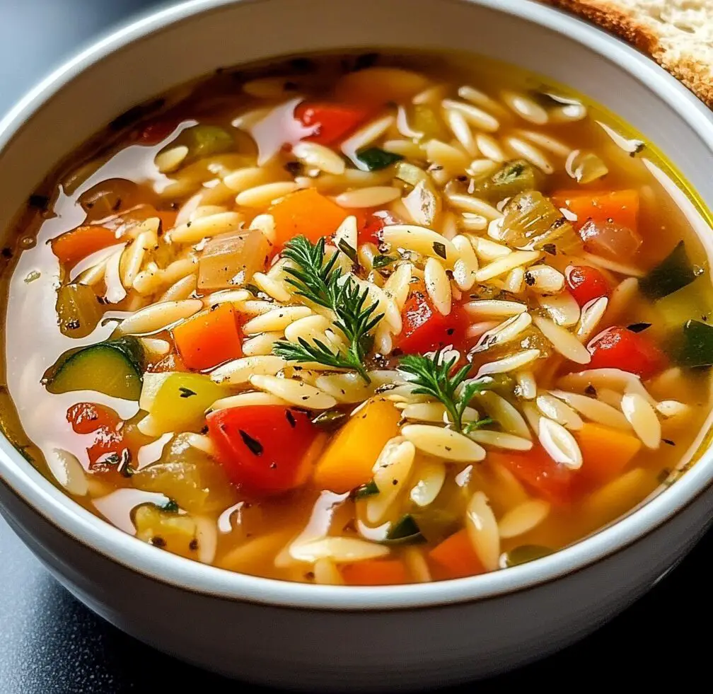 Vegetable Orzo Soup