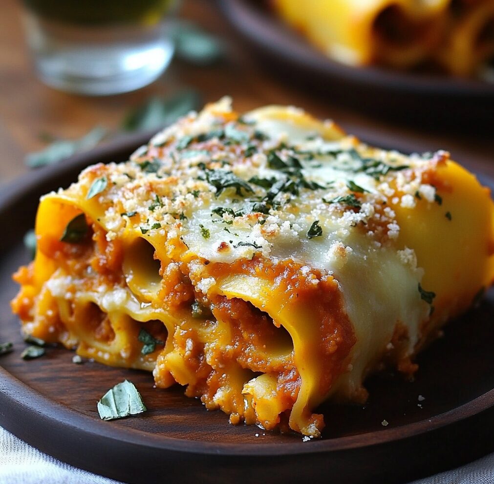 Butternut Squash Lasagna Roll-Ups 