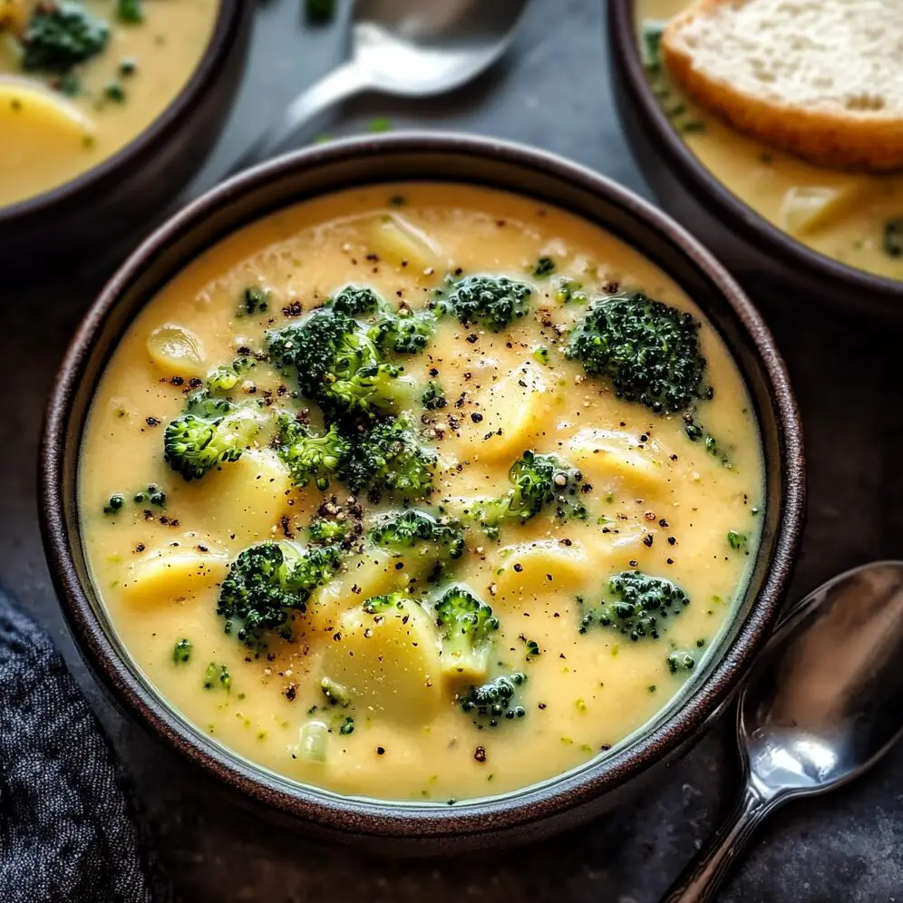 Creamy Potato Broccoli Cheddar Soup