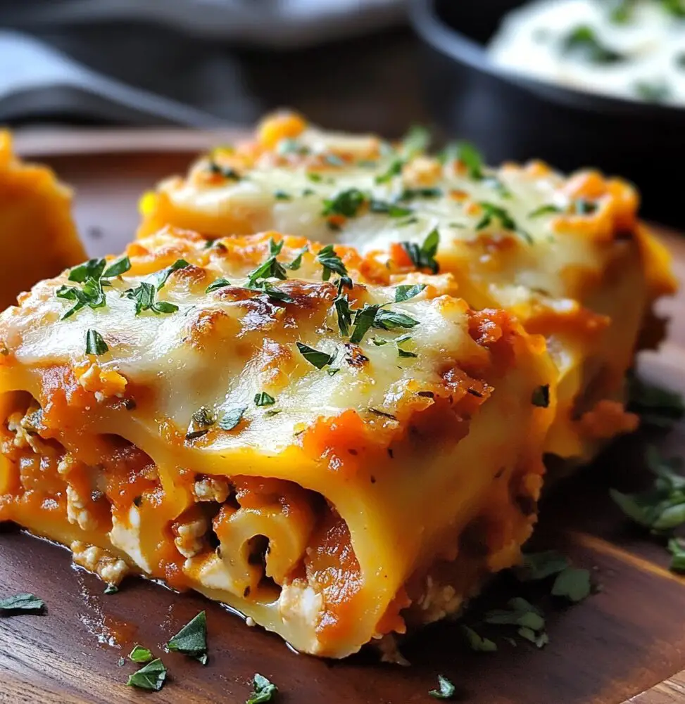 Butternut Squash Lasagna Roll-Ups 