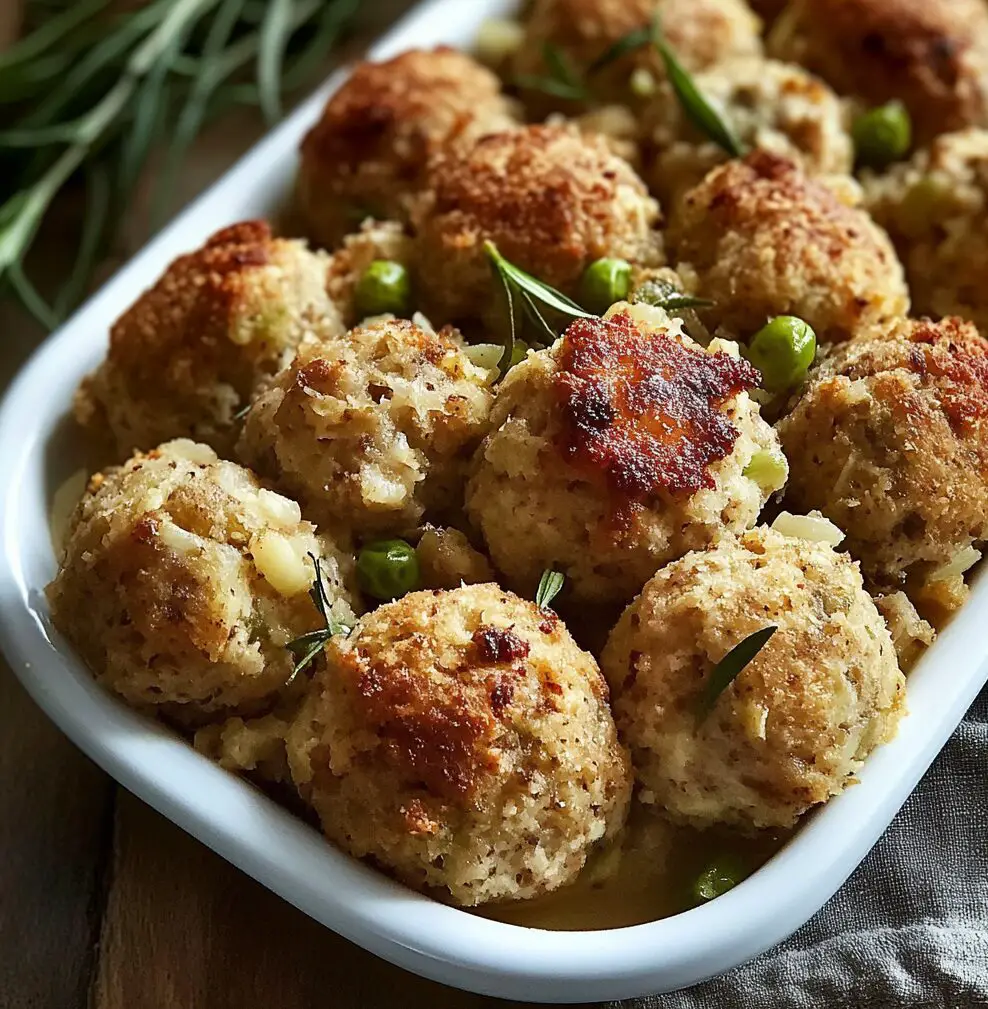 Turkey Stuffing Balls