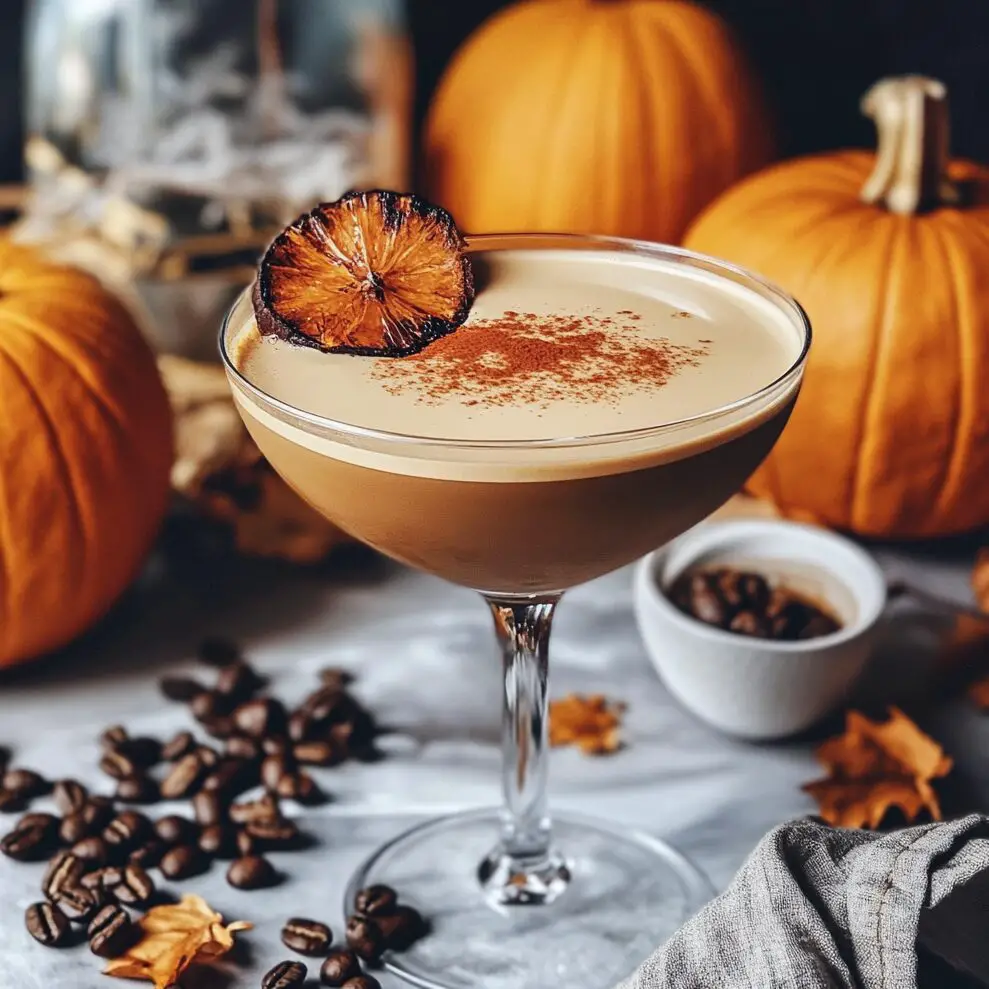 Pumpkin Spice Espresso Martini