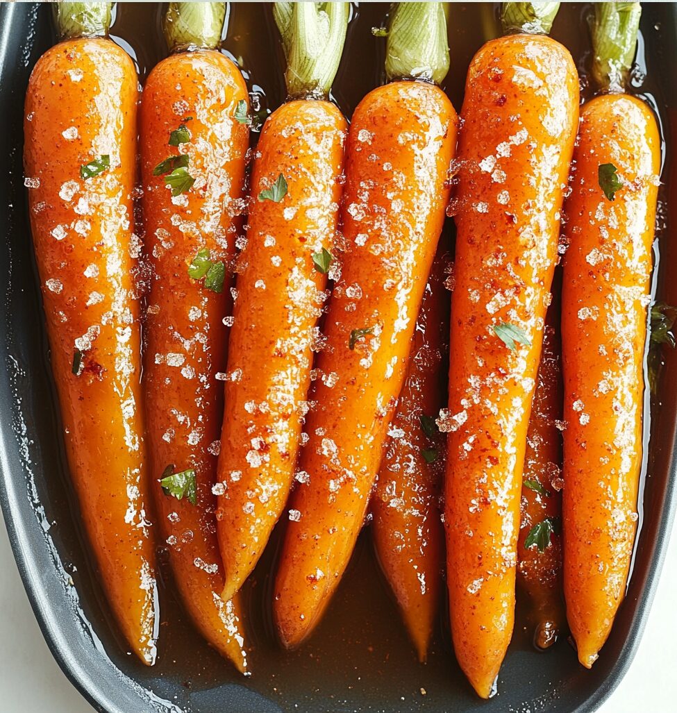 Maple Brown Sugar Glazed Carrots
