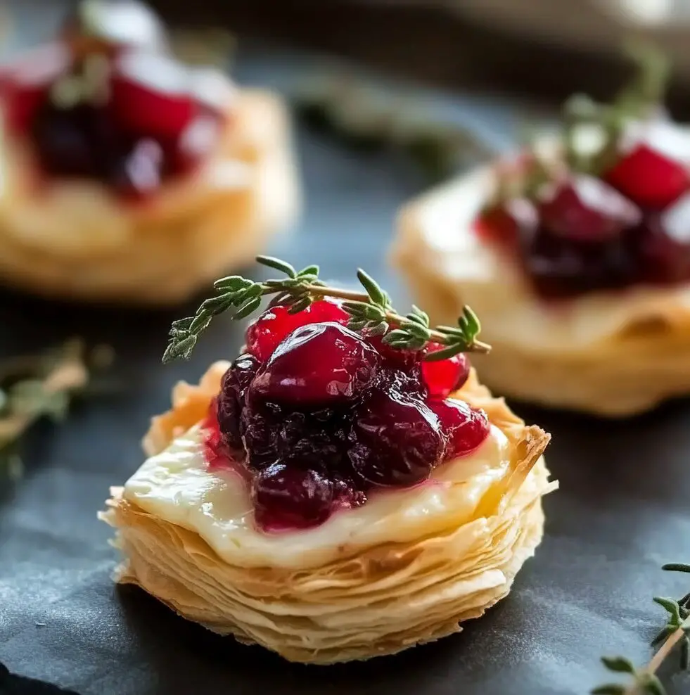 Cranberry Brie Bites
