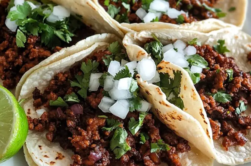 Chorizo Street Tacos