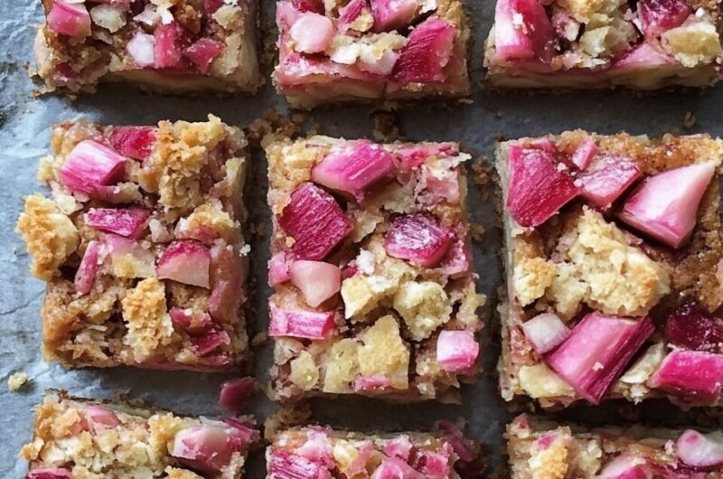 Rhubarb Dream Bars