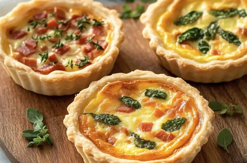 Bite-Sized Savory Mini Quiches Delight