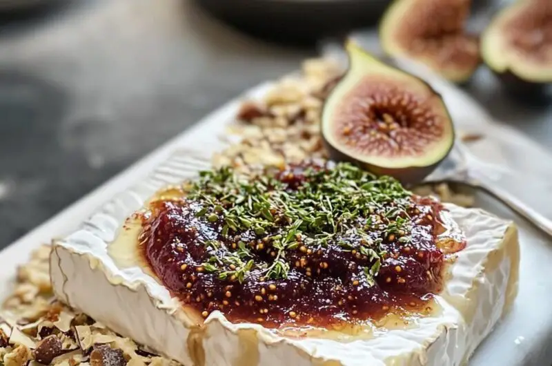 Boursin Cheese with Fig Jam