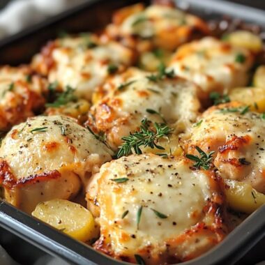 Creamy Garlic Chicken Bake