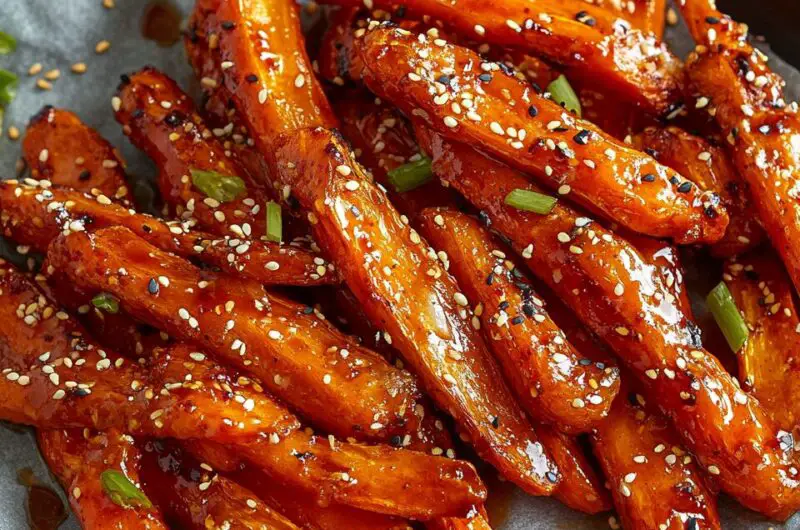 Gochujang Roasted Carrots