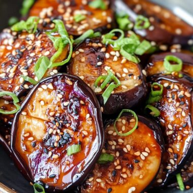 Gochujang Glazed Eggplant