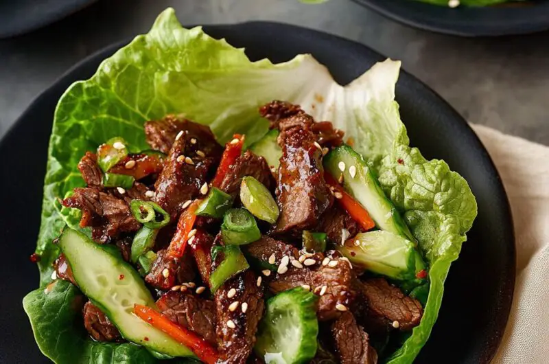 Korean Beef Lettuce Wraps