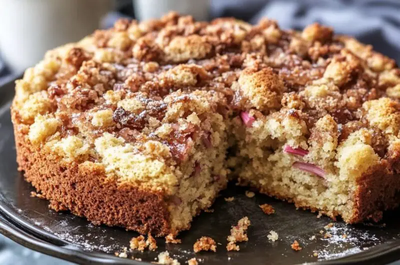 Rhubarb Coffee Cake