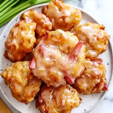 Rhubarb Fritters