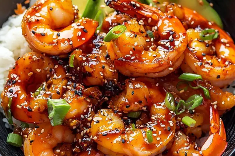 Sweet and Spicy Gochujang Shrimp