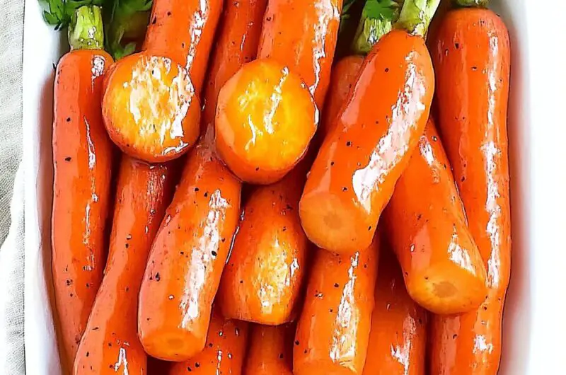 Sweet Glazed Crockpot Carrots