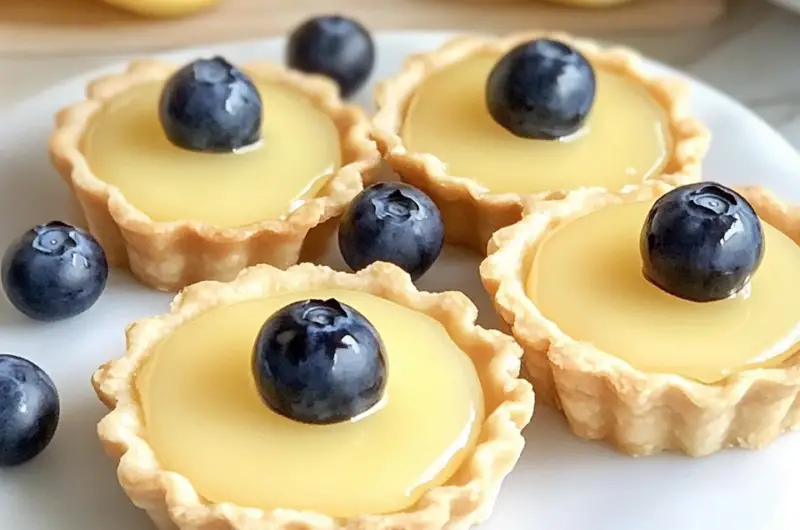 Mini Lemon Blueberry Tarts