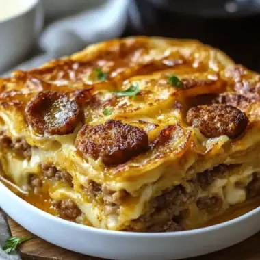 Pancake Sausage Casserole