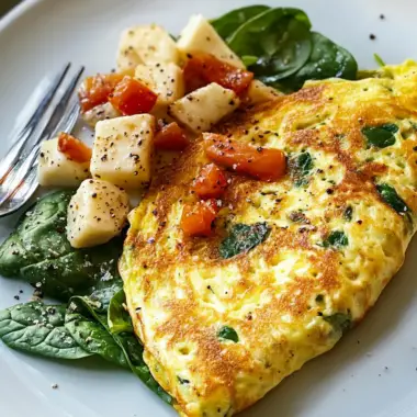 Baby Spinach Omelet