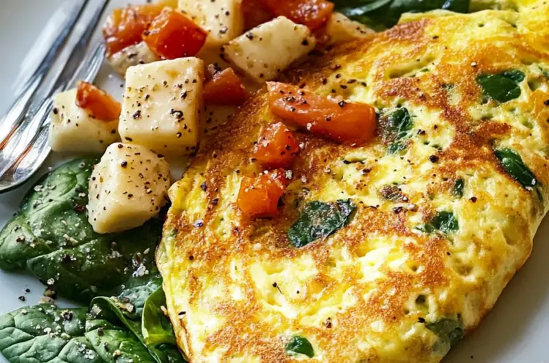 Baby Spinach Omelet