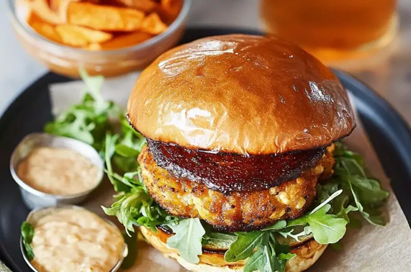 Cauliflower Sweet Potato Burgers