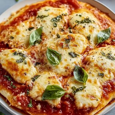 Cheesy Mozzarella Chicken Bake