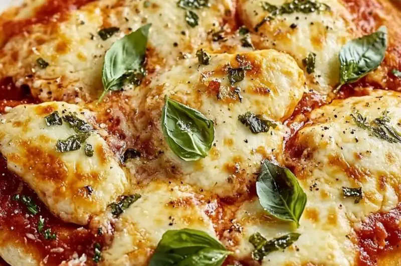 Cheesy Mozzarella Chicken Bake