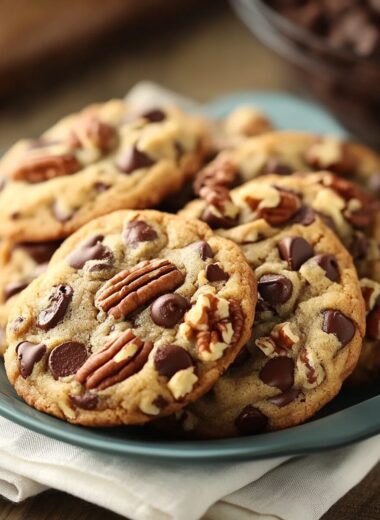 Chewy Chocolate Chip Pecan Cookies