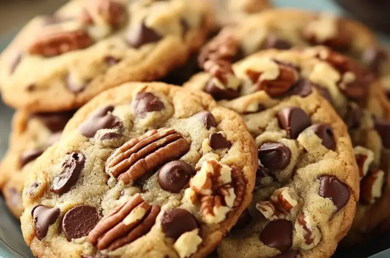 Chewy Chocolate Chip Pecan Cookies