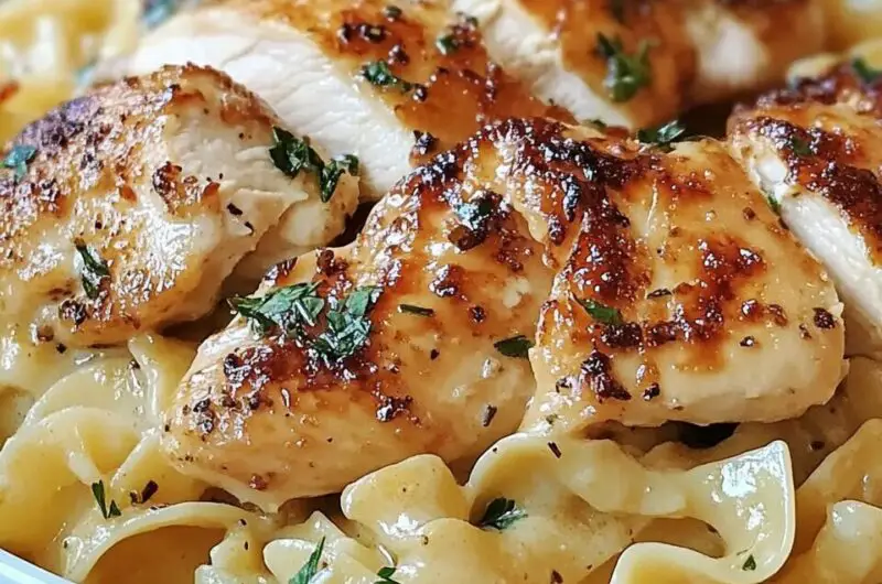 Chicken with Buttered Noodles